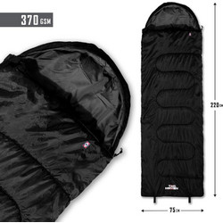 Pentagon Major Sleeping Bag Μονό 2 Εποχών Μαύρο