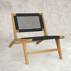 Ravenna Πολυθρόνα Ξύλινη Teak Klelia Natural