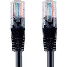 Bandridge U/UTP Cat.5 Καλώδιο Δικτύου Ethernet 5m Black