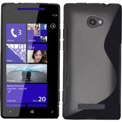 Θήκη TPU Gel S-Line για HTC Windows Phone 8X Μαύρο (OEM)