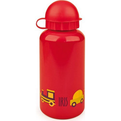 IRIS Barcelona Snack Rico Αμάξια Παιδικό Μπουκάλι Αλουμινίου BPA Free Κόκκινο 400ml