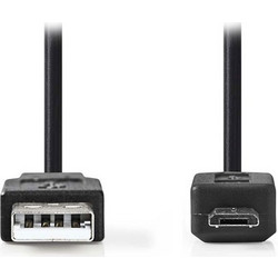 NEDIS CCGL60500BK20 Καλώδιo USB 2.0 A αρσ. - USB Micro B αρσ. 2m