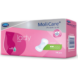Hartmann MoliCare Premium Lady Pad Σερβιέτες Ακράτειας 2 Σταγόνες 14τμχ