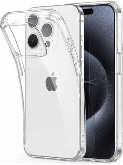 Θήκη Σιλικόνης για iPhone 15 Pro Διάφανο