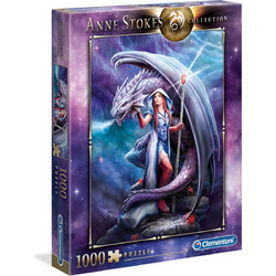 Puzzle Clementoni Ane Stones Collection Dragon Mage 1000 Κομμάτια