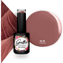 Gellie Natural 08 Ημιμόνιμο Βερνίκι Νυχιών 10ml
