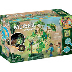 Playmobil Wiltopia Φωτιζόμενο Τροπικό Δέντρο & Εξερευνητές για 4-10 Ετών 71009