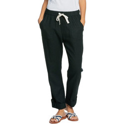 Roxy ERJNP03294-KVJ0 Λινό Γυναικείο Παντελόνι Anthracite