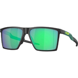 Oakley OO9482 02 Ανδρικά Γυαλιά Ηλίου Τετράγωνα Κοκάλινα Μαύρα με Πράσινο Καθρέπτη Φακό