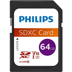 Philips SDXC 64GB Class 10 U1 V10 UHS-I