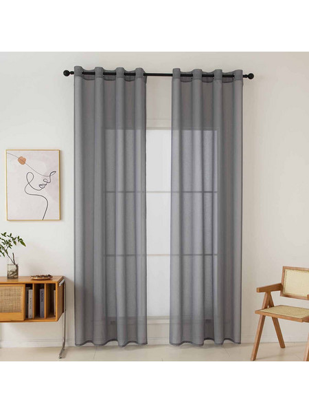 Υφασμα κουρίνας γάζα Sharp Art 8448 Φ300 Άνθρακί Beauty Home