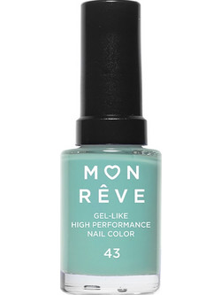 Mon Reve Gel Like 43 Gloss Βερνίκι Νυχιών Μακράς Διαρκείας