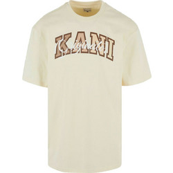 Karl Kani Ανδρική κοντομάνικη μπλούζα Serif Originator Tee KM242-001-1-OFF WHITE