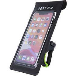 Forever Outdoor Αδιάβροχη Βάση Στήριξης Κινητού/Waterproof Bike Holder BH-130 6.8" για το Ποδήλατο, μαύρη
