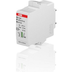 Abb Αντικεραυνικό Πίνακα Τύπου T2 Μονοπολικό Μέγιστου Ρεύματος Εκφόρτισης 40kA 80879