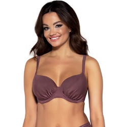 Ava Bikini Top με Ενίσχυση Σοκολατί SK168/1