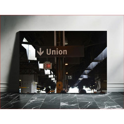Πίνακας, Union Station Sign Πινακίδα σταθμού Union
