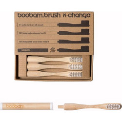Boobam Brush X- Change Medium Οδοντόβουρτσες 4τμχ Λευκές