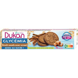 Dukan Glycemia Μπισκότο Καραμέλας & Κανέλας με Γλυκαντικό Μαλτιτόλη 132g