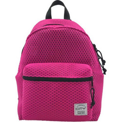 Lyc Sac City Rainbow Special Σχολική Τσάντα Πλάτης Γυμνασίου - Λυκείου Φούξια 20716