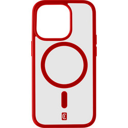 Cellular Line Pop Mag Θήκη Κινητού Σκληρής Σιλικόνης Back Cover για iPhone 15 Pro Max Κόκκινη