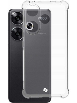 Διάφανη Θήκη Σιλικόνης - Xiaomi Poco F6 - Spacecase Anti-Shock - 1mm - Clear (5905719110222)
