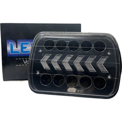 Φανάρι Led Με Φίσα H4 12/24V 5200Lumens 6000K 60W Λευκό-Πορτοκαλί KOTL R99