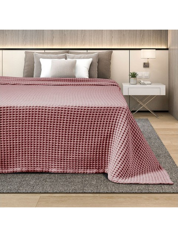 Κουβέρτα 170x240 Μονή 320gsm Πικέ Adam Home Opal Rose