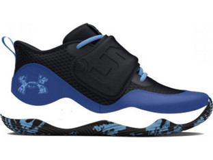 Under Armour Zone BB 2 Παιδικά Αθλητικά Παπούτσια για Μπάσκετ Μαύρα Μπλε 3026638-005
