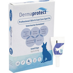 Dermaprotect Αμπούλα Σκύλου S 1-10kg (4 Πιπέτες)