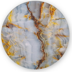 Coincasa πλαστική πιατέλα σερβιρίσματος με marble effect 33 cm - 007240506 Γκρι