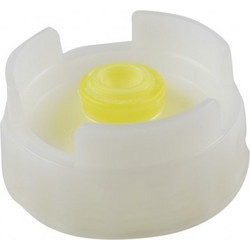 FIFO NSF Dispensing Cap with medium flow yellow valve NCCO (1 ΠΑΚΕΤΟ)
