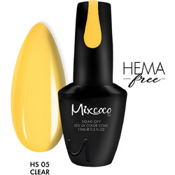 Mixcoco HS-005 Ημιμόνιμο Βερνίκι Νυχιών 15ml