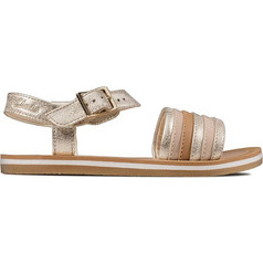 Clarks Finch Stride Παιδικά Πέδιλα για Κορίτσι Χρυσά 26149440