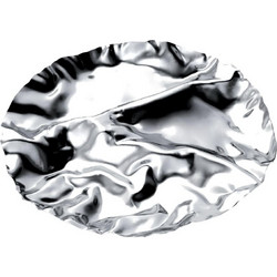 Alessi Pepa Antipasti platter polished LC14