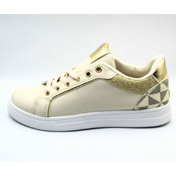 Sneakers με χρωματική λεπτομέρεια