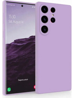 Θήκη Back Cover Σιλικόνης για Samsung Galaxy S24 Ultra - Λιλά