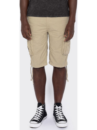 Schott Casual Ανδρική Βερμούδα Cargo Μπεζ TRRANGER30