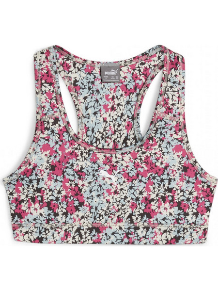 PUMA BRA TRAIN FAVORITE FLORAL BLACK JR
