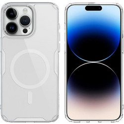 Nillkin Nature Pro MagSafe Back Cover Transparent / White (iPhone 15 Pro Max)