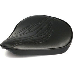 Fitzz, custom solo seat. Black Flame. Large. 4cm thick