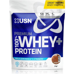 USN 100% Premium Whey Bag Strawberry Πρωτεΐνη Ορού Γάλακτος Γράμμωσης 2kg