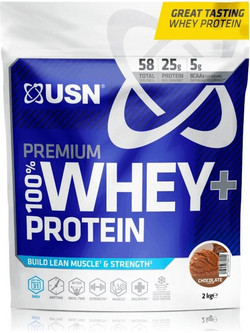 USN 100% Premium Whey Bag Strawberry Πρωτεΐνη Ορού Γάλακτος Γράμμωσης 2kg