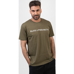 Ανδρικό T-Shirt Cotton4all BLUE PROJECT ΧΑΚΙ 24-911 - Χακί