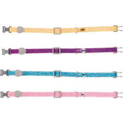 Trixie Περιλαίμιο Γάτας Nylon με Strass & Πλαστικό Κούμπωμα - Στυλ & Ασφάλεια