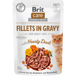 Brit Care Adult Fillets with Hearty Duck in Gravy 85gr
