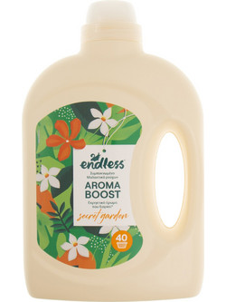 Μαλακτικό υγρό πλυντηρίου ρούχων Endless Aroma Boost Secret Garden 2.000ml