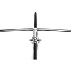 BRN ΤΙΜΟΝΙ ΑΛΟΥΜΙΝΙΟΥ FLAT BAR MTB 25,4 SILVER 625mm