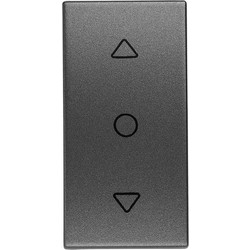 Διακοπτης 1 Modules Ρολλων Γραφιτης