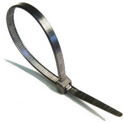 Δεματικά Καλωδίων 200x3.5mm Μαύρο 100τμχ